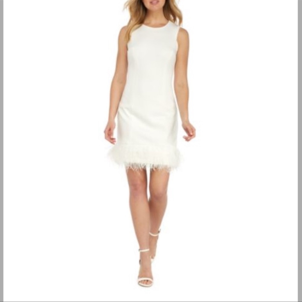 White cocktail dress